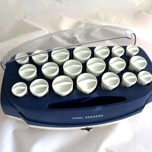 Vidal Sassoon Hairsetter 60 Second Heat Up Professional 20 Roller 3 Sizes W/clip